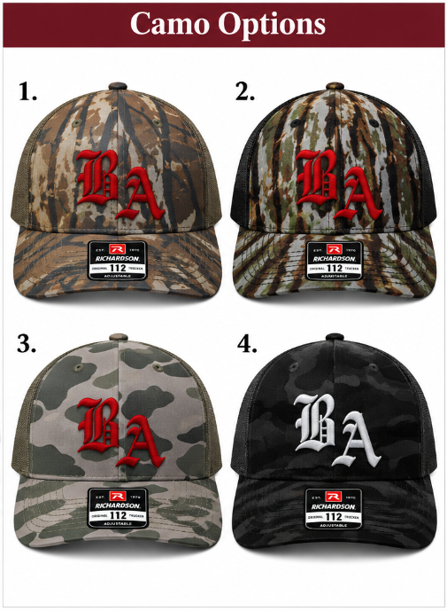Bat Attack Richardson 112 Snapback Camo Hat