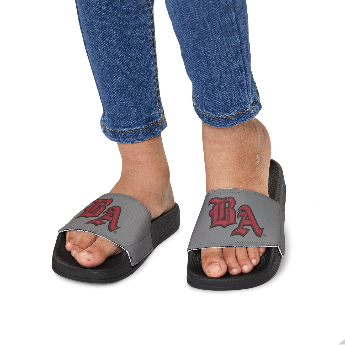 Bat Attack Youth Slides – Removable Strap Slides