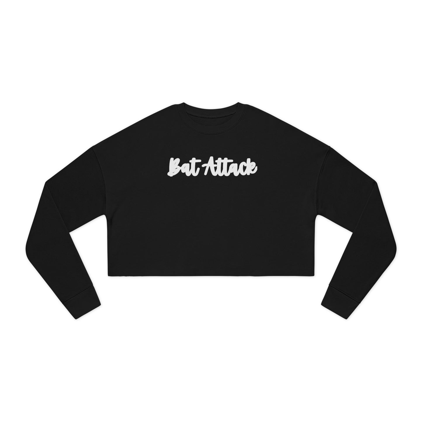 Bat Attack Puff Women's Cropped Shirt
