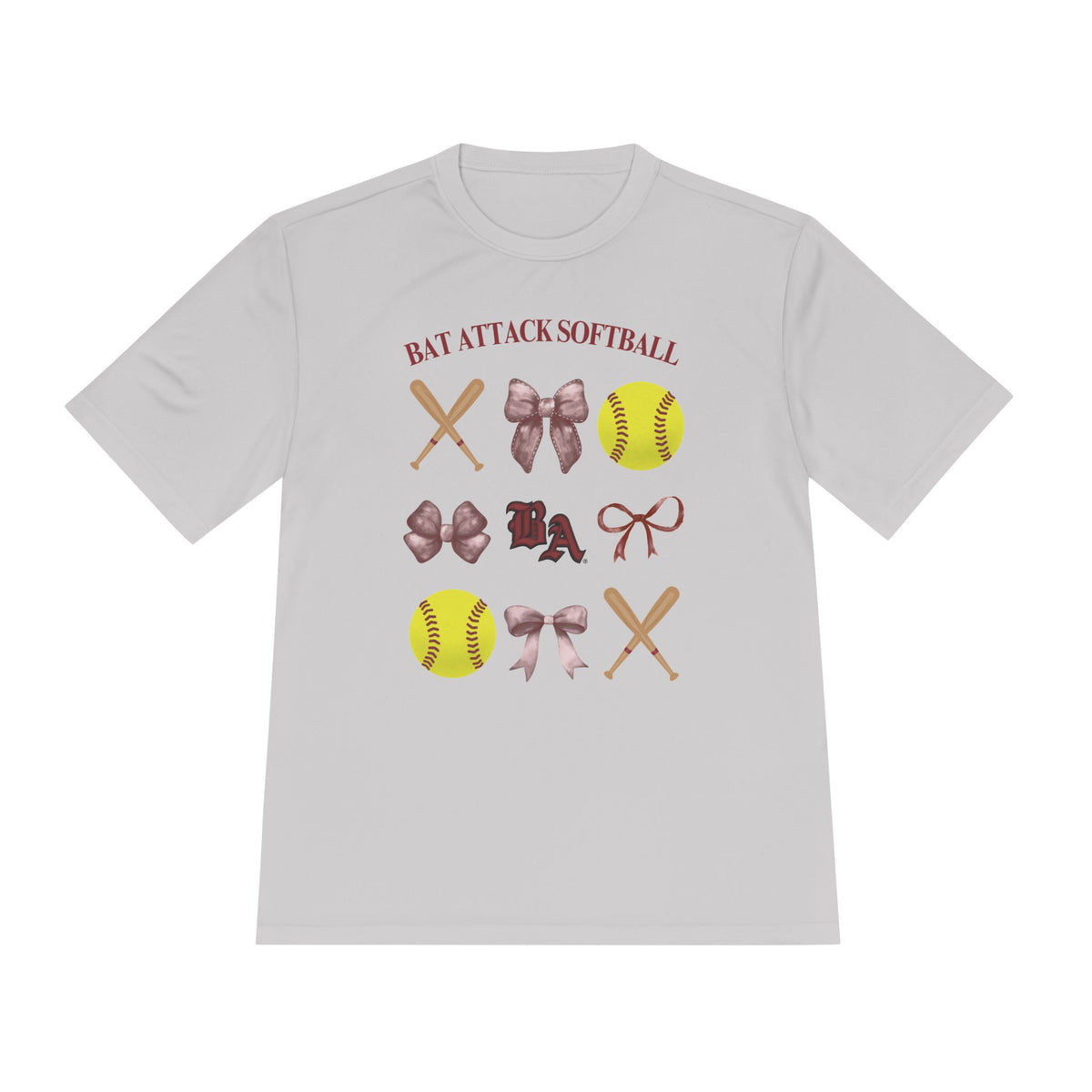 Bat Attack Softballs & Bows Short Sleeve Shirt