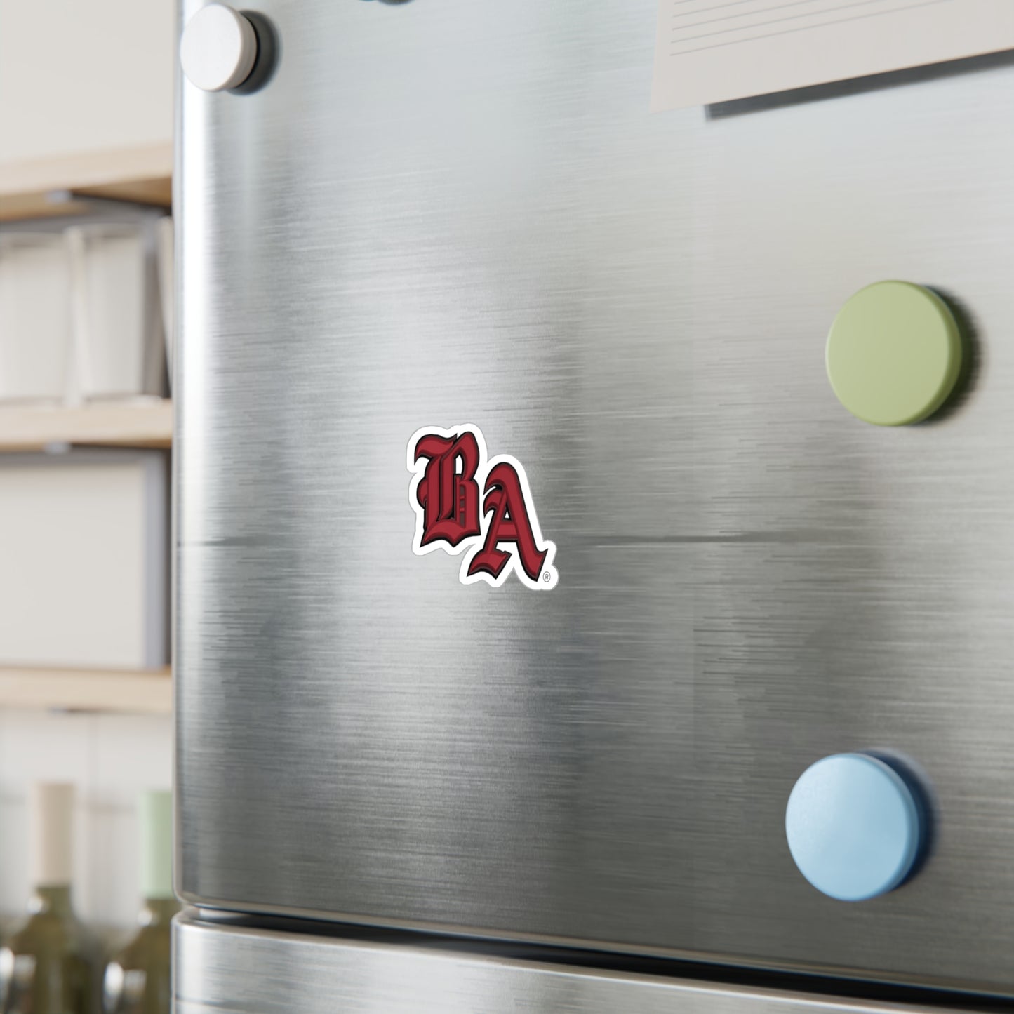 Bat Attack Logo Sticker