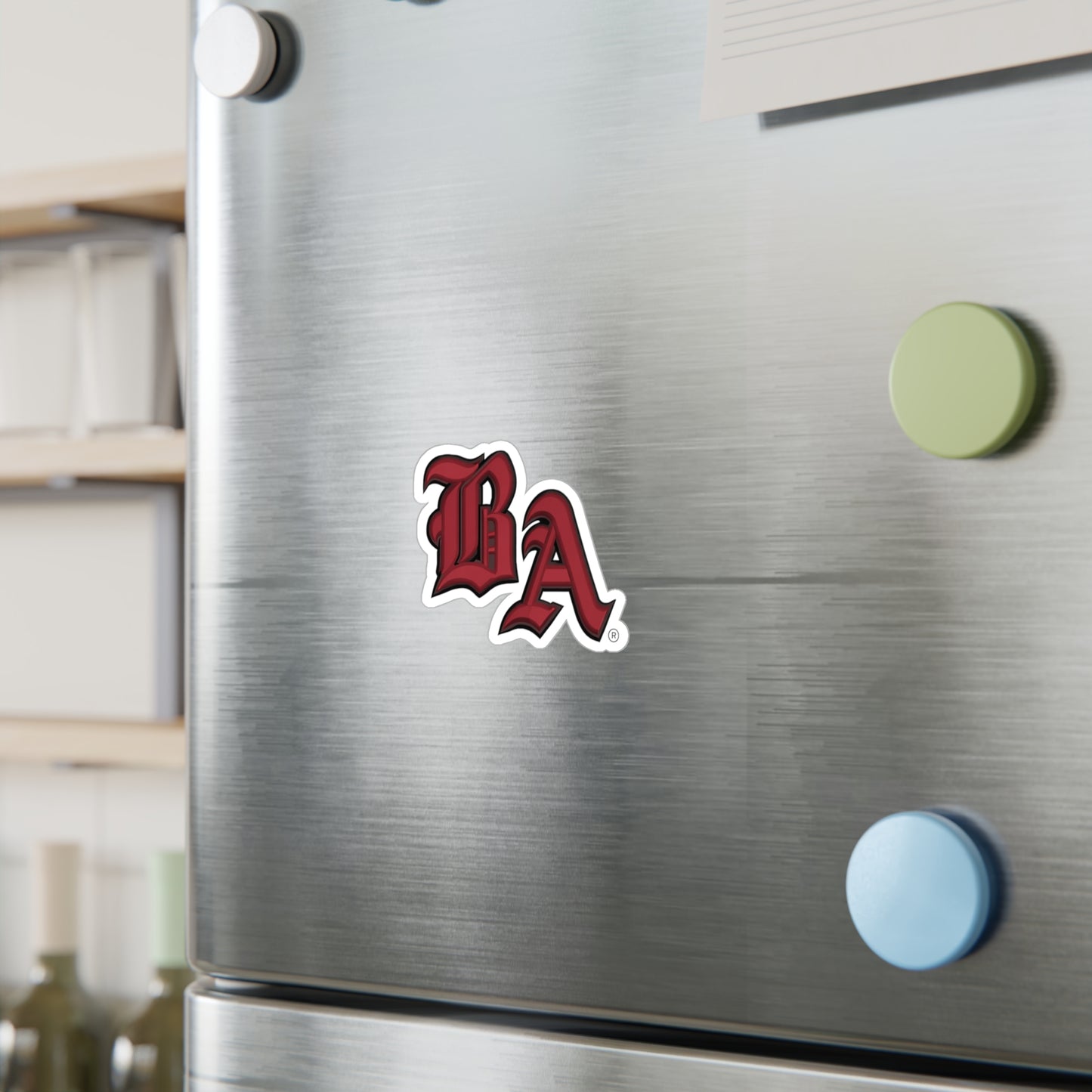 Bat Attack Logo Sticker