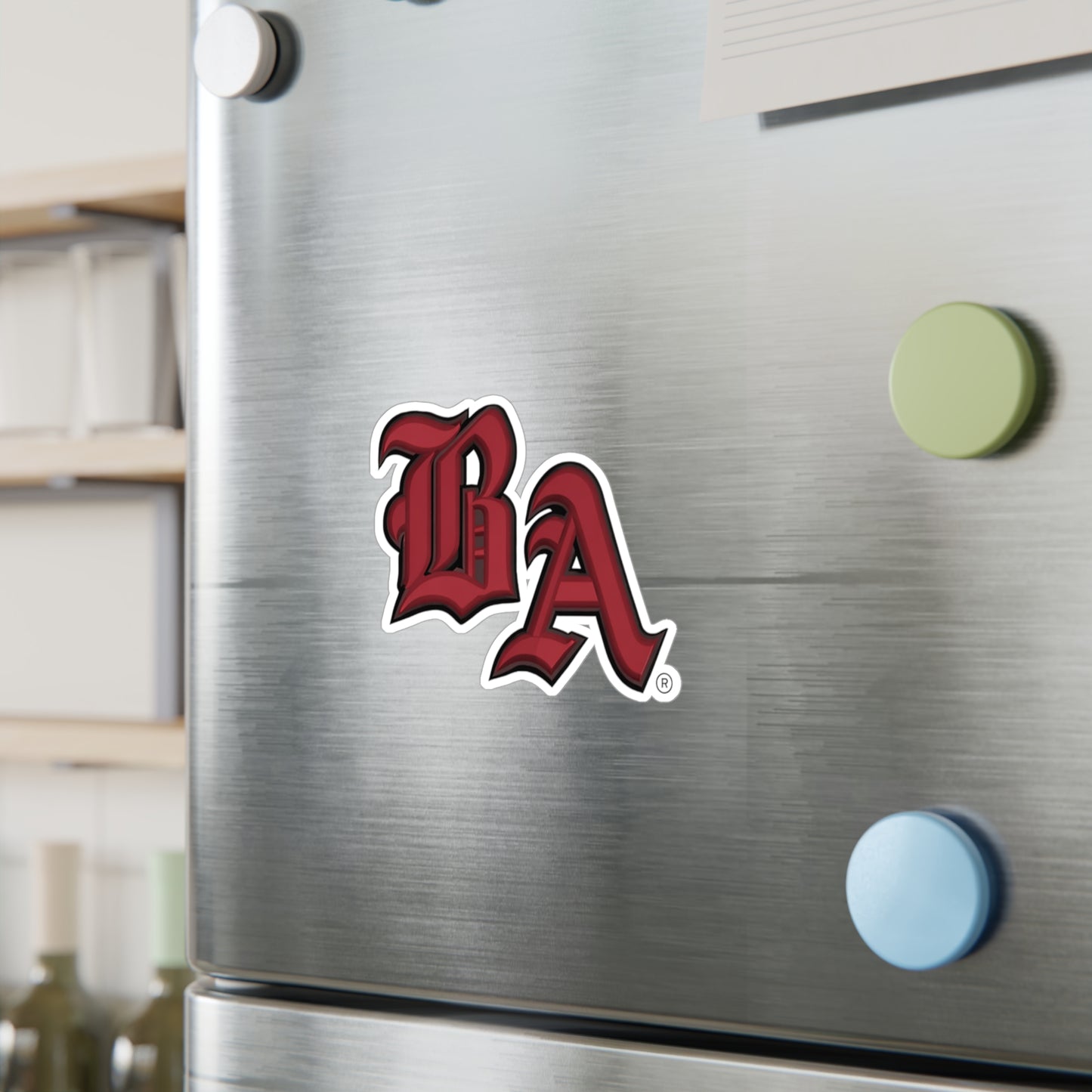 Bat Attack Logo Sticker